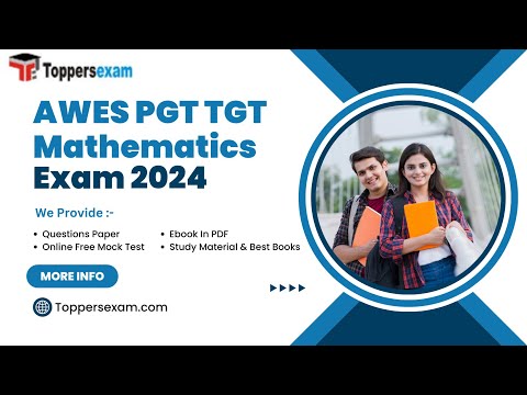 AWES PGT TGT MATHEMATICS Free Mock Practice 2024, Update Syllabus, Book in PDF, Questions Paper