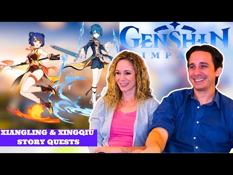 Genshin Impact Xiangling Story Quest Reaction | Xingqiu Story Quest Reaction