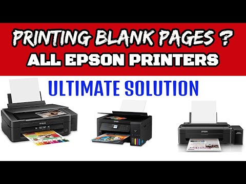 PRINTING BLANK PAGES!EPSON PRINTING PROBLEM