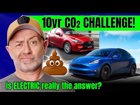 EV vs INTERNAL COMBUSTION - 10yr CO2 shootout! I ran the numbers... | AutoExpert John Cadogan