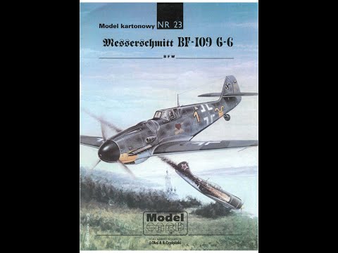 Messerschmitt BF-109 G-6 Papercraft