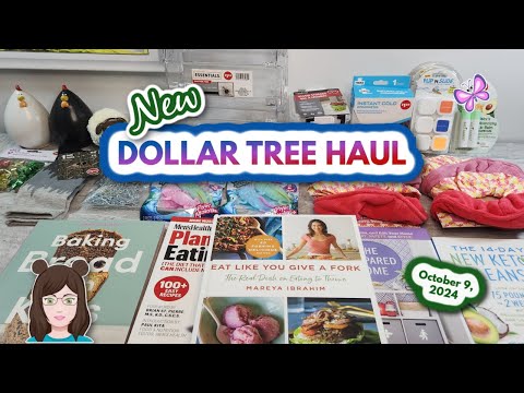 DOLLAR TREE HAUL!  Amazing Finds!! October 9, 2024