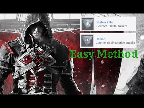 Assassins Creed Rogue - Stalker killer & Denied trophies (Easy Method)