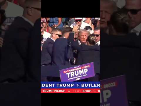 🚨SHOTS FIRED AT TRUMP RALLY LIVE FOOTAGE