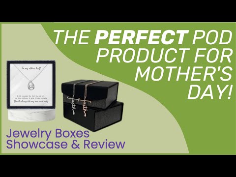 Don’t miss this POD product for Mother’s Day! Jewelry Boxes Showcase | Awkward Styles Product Review