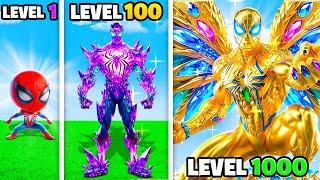 Level 1 To 1000 SPIDERMAN In GTA 5!