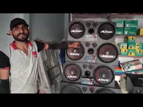 arun radio canopy fiber hoods sound system। best tractor music system