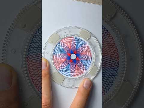 Spirograph: Geometry in Motion #spirographshr #spirograph #asmr #satisfying