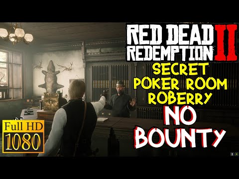 How to Loot Secret Poker Room in Saint Denis?? Red Dead Redemption 2 PC 1080p