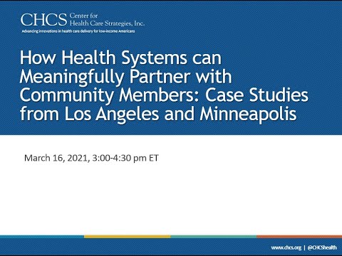 How Health Systems Can Meaningfully Partner with Community Members