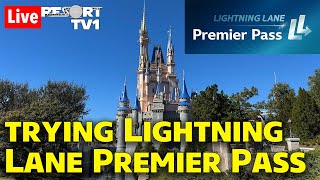 🔴Live: Trying Lightning Lane Premier Pass at Magic Kingdom - Walt Disney World Live Stream - 1-11-25