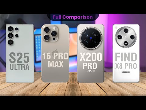 Samsung S25 Ultra vs iPhone 16 Pro Max vs Vivo X200 Pro vs Oppo Find X8 Pro | Which one is Better?