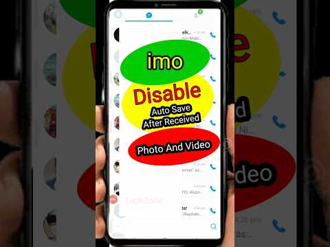 How to Turn Off IMO Photo Auto Save in 1 Minute #shortvideo