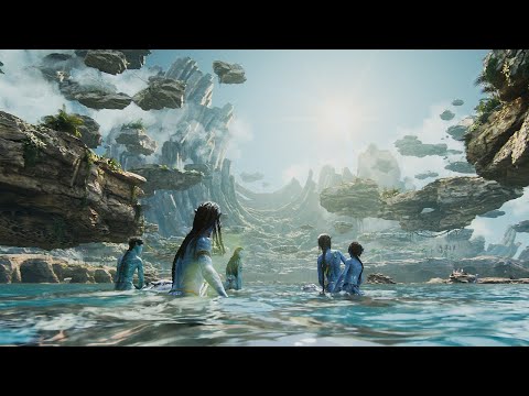 설리 남매 '선조들의 만' 탐험 장면 | 아바타: 물의 길 (Avatar: The Way of Water, 2022) [4K]