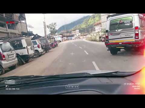 ||The ground view of Daporijo town, Upper Subansiri||