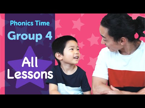 Group 4: All Videos | Phonics Time with Masa and Junya | Made by Red Cat Reading