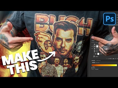 How To Design Rock Band T-Shirts (Photoshop Tutorial 2023)