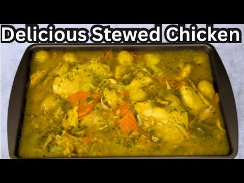 Easy Stewed Chicken Recipe | Delicious