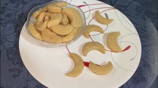 HYDERBADI CHAND COOKIES | HALF MOON BISCUITS RECIPE | MOON BISCUITS RECIPE IN TELUGU(ENGLISH TITLES)