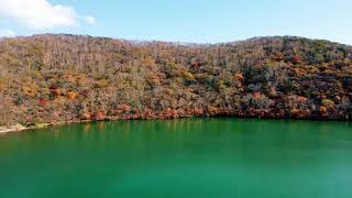 小沼、赤城山：Drone View Over Konuma Lake (Gunma,Japan)