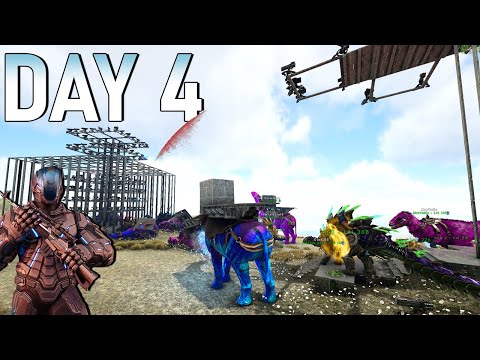 We Defend Our Oil Cave Day 2 Of Wipe! | Ark PvP