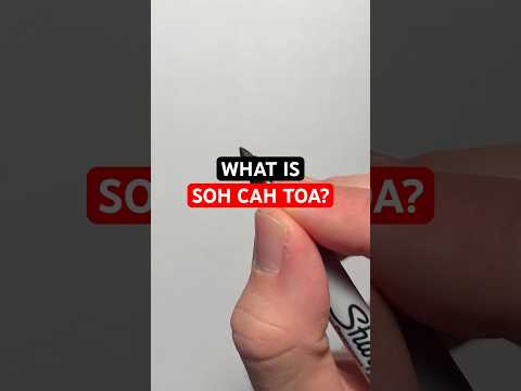 What is SOH CAH TOA? #Shorts #math #trigonometry