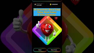 28 September Blove Dapp Today Word Guess & Trivia challenge| Blove Dapp Today New update| #blovedapp