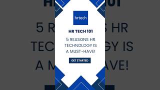 5 Reasons HR Tech is a Must-Have!  #hrtips #hrmentorship #hrleaders