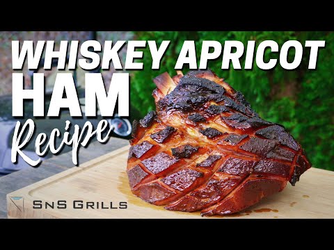 Whiskey Apricot Glazed Smoked Ham Recipe - Smoked Ham Recipes