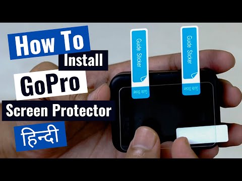 How To Install GoPro Screen Protector [ हिन्दी ] - TASLAR Ultra Clear Tempered Glass - TechToTech