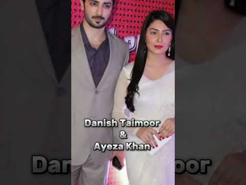 Superstar Danish Taimoor and Ayeza Khan #pakistandramaindustry