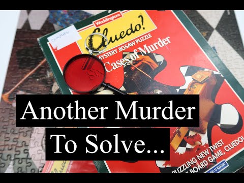 My first Cluedo/Clue Mystery Jigsaw Puzzle - Six Cases of Murder from Waddingtons