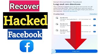 How to Recover Hacked Facebook Account 2024 | Facebook Hacked Recovery 2024