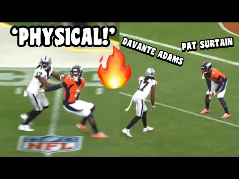 Davante Adams Vs Patrick Surtain! 😳👀 (WR vs CB) 2023 Raiders Vs Broncos highlights