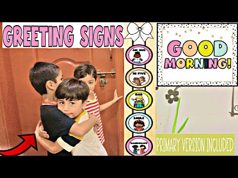 Hug, Handshake, high-five or fist bump | High Gives  and Dances | Nursery class kids New Activity