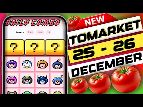 tomarket daily combo today 25-26 december | tomarket | tomarket app daily combo today | tomarket