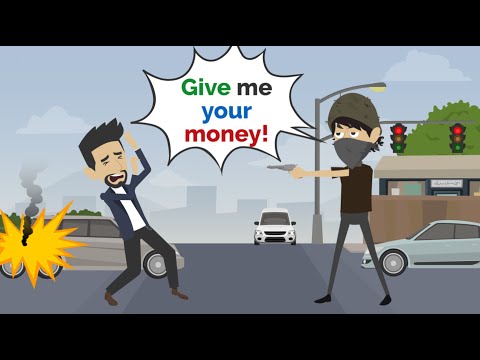 Brian gets ROBBED | English story | Basic English communication