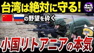 【ゆっくり解説】対中露の先陣を切るバルト三国のリトアニア