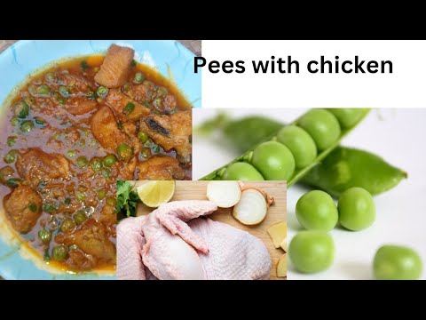 #pees with chicken recipe|easy chicken mater recipe