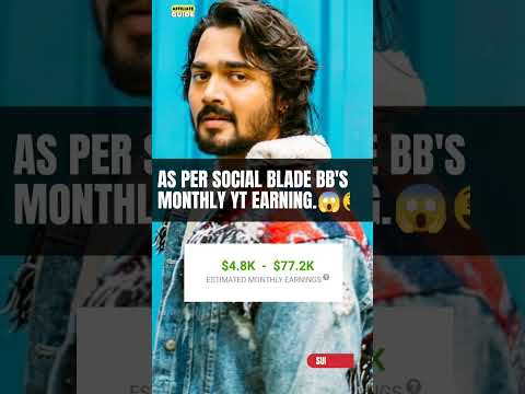 BB ki vines monthly YouTube earning revealed #shorts #bbkivines #bhuvanbam