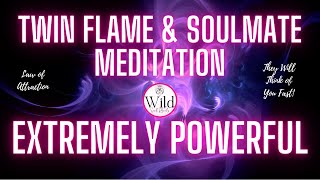 WARNING: THE MOST POWERFUL | Twin Flame Meditation Music | Telepathic Communication | Sleep Music