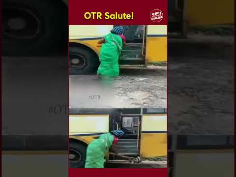 பேருந்தை சுத்தம் செய்த பெண்ணுக்கு "OTR Salute" #otr #tnstc #tamilnadugovernmentbus #tnbus