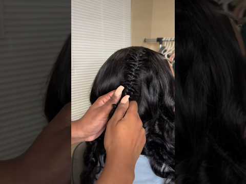 2x6 CLOSURE INSTALL WITH BUTTERFLY BRAID #shorts #fypシ #viral #beauty #hairstyle #short #shortsfeed