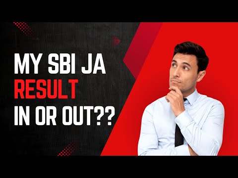 My SBI JA Result 2024 IN or OUT?  #sbiclerk