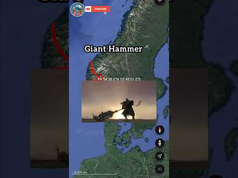 I Found Giant Hammer On Google Earth😱 #shorts