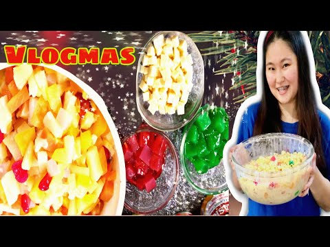 Macaroni Fruit Salad for Holidays #vlogmas2021 #christmas #easyrecipe