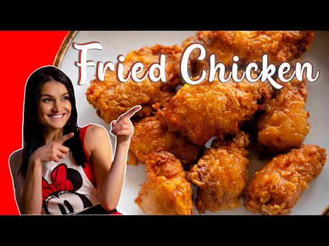 Fried Chicken in Jamie Oliver's pan, easy recipe for kfc wings