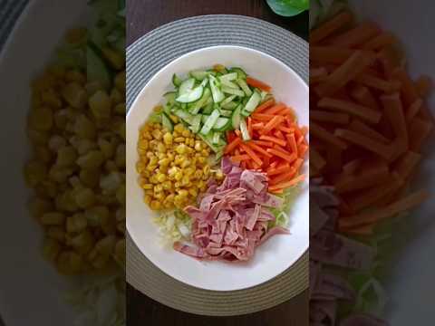 Delicious ham salad!  Simple and immediate #short video