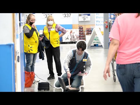 Cooking Food in Walmart Prank