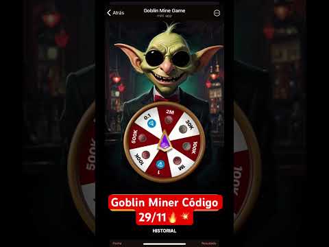 🔥Goblin Miner Código 29/11🔥#goblingame #goblin #telegram #crypto #bitcoin